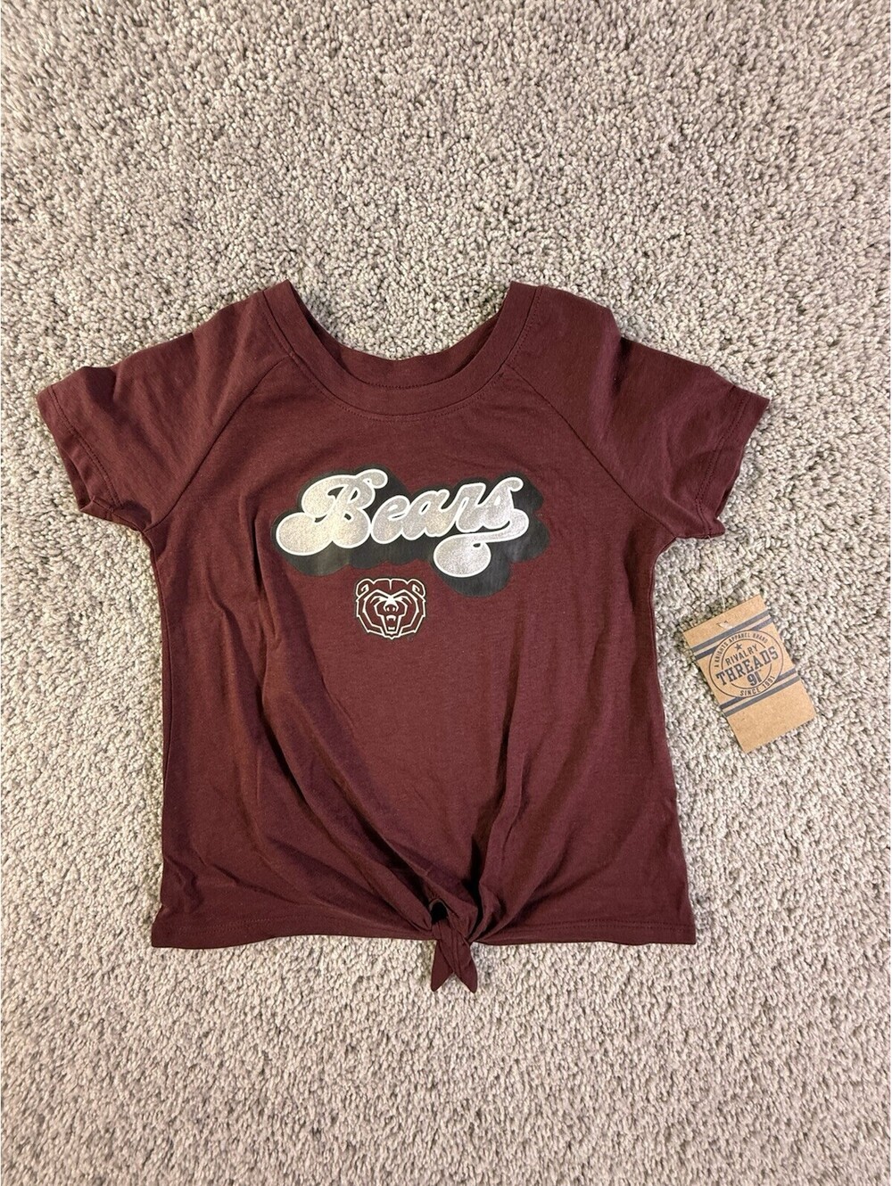 NWT Rivalry Threads Girls Missouri State Bears T Shirt Size XL 14/16